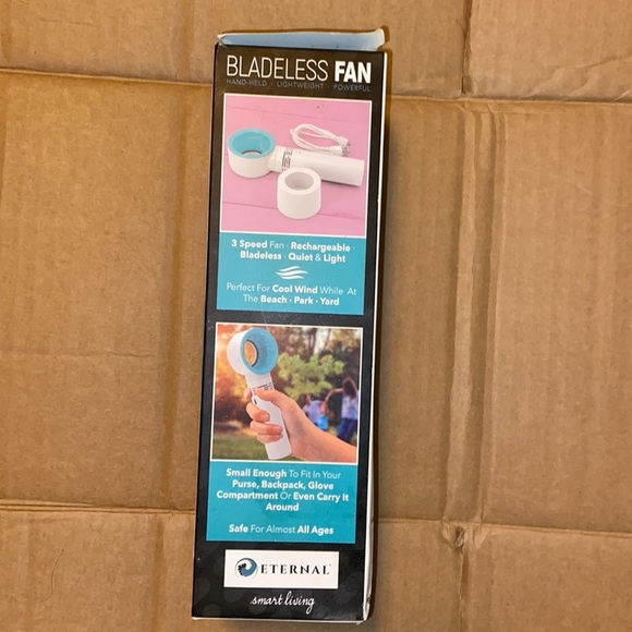 Eternal Bladeless Fan hand held, lightweight, and powerful. E103 - Picture 2 of 4